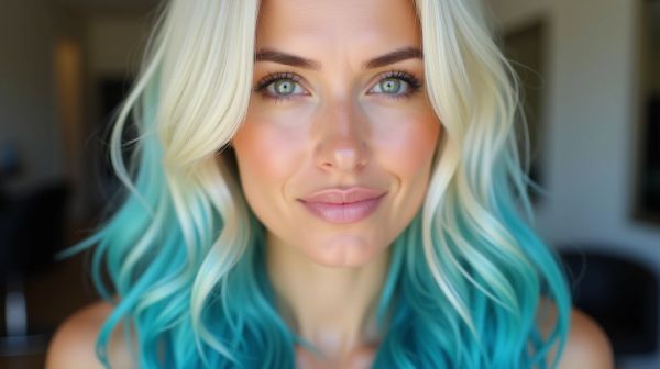 Magie coloration bleu turquoise cheveux : des astuces pour un effet aquatique réussi